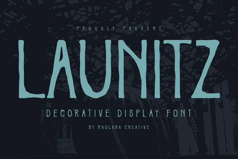 Launitz - Free Handmade Decorative Display Font