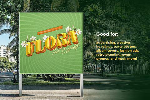 Floral Text Effects