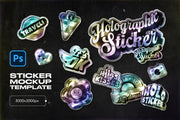 Sticker Mockups Bundle