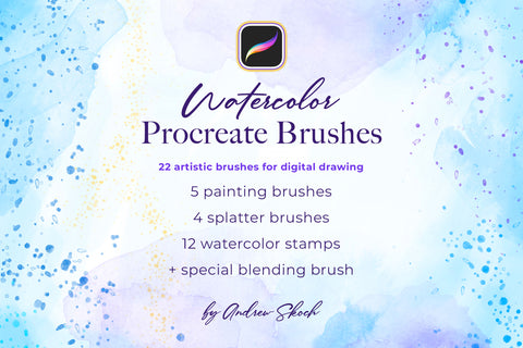 Watercolor Assets Bundle