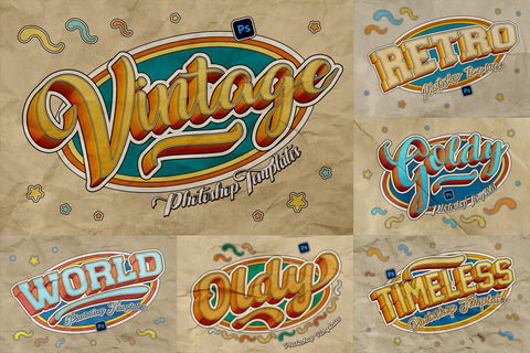 Retro Text Effects