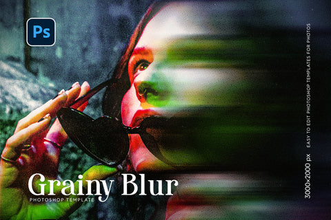 Grainy Blur Photo Template