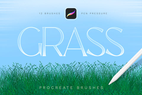 Grass Procreate Brushes - Pixel Surplus