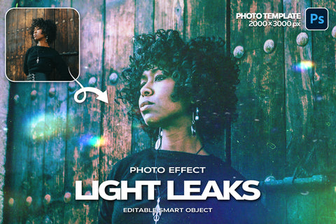 Light Leaks Photo Overlays