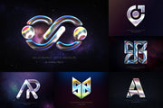 Holographic Logo Mockups