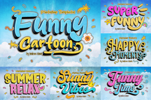 Funny Cartoon Text Effect