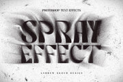 Spray Text Effect