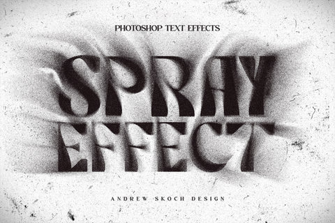 Spray Text Effect