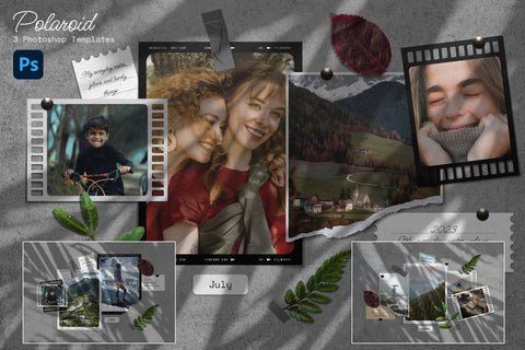 Polaroid Photo Templates