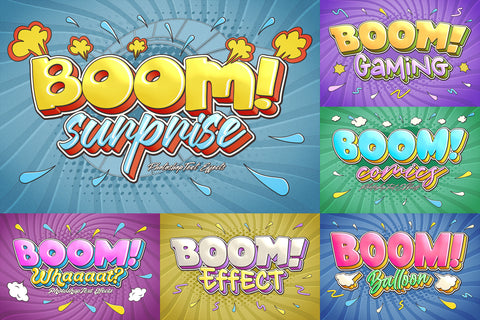 Boom Text Effects