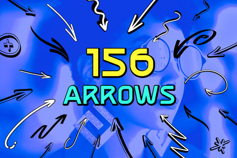 Hand drawn arrows