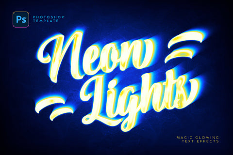 Neon Lights Text Effect