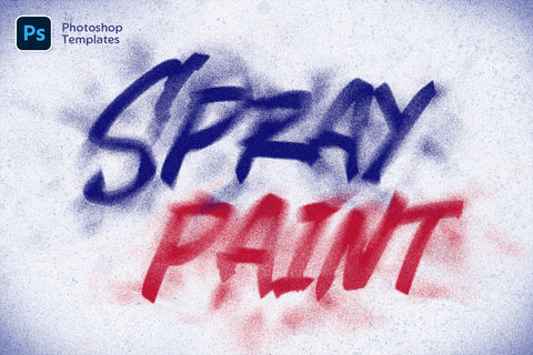 Spray Text Effects – Photoshop Templates