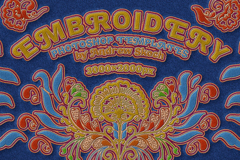 Embroidery Photoshop Mockups