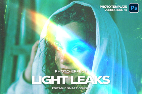 Light Leaks Photo Overlays
