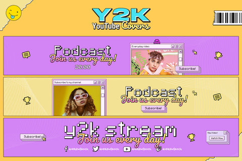 Y2K YouTube Cover Artworks