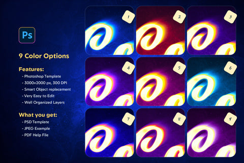 Neon Lights Text Effect