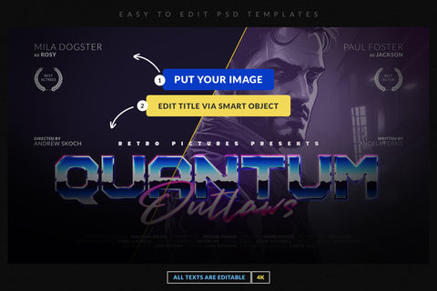 80s Style Movie Titles