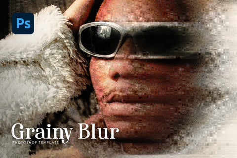 Grainy Blur Photo Template