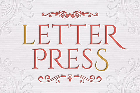 Letter Press Text & Logo Effect