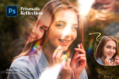 Prismatic Reflection Photo Effect