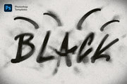 Spray Text Effects – Photoshop Templates