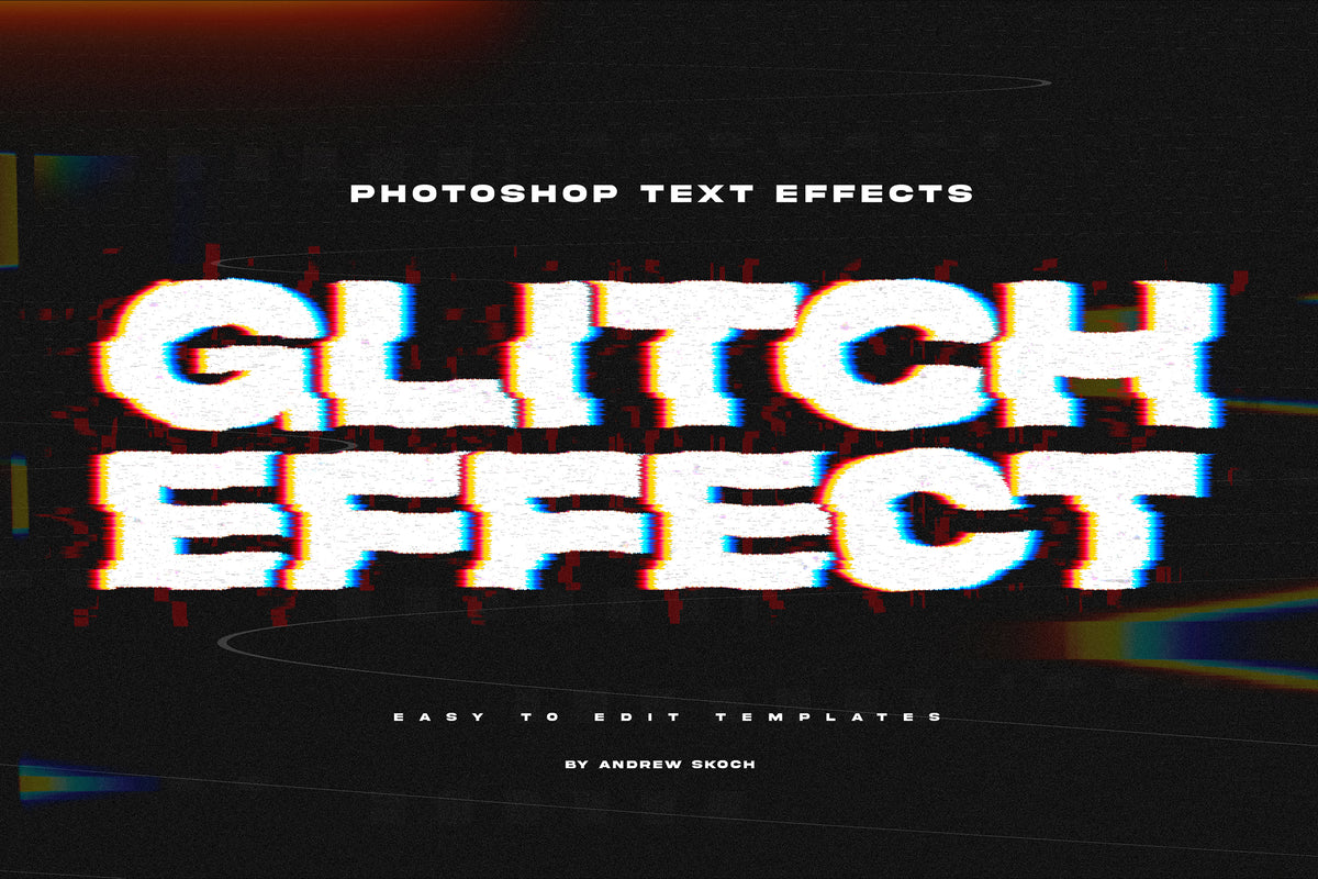Glitch Text or Logo Effects – Pixel Surplus