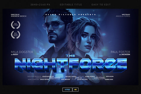 80s Style Movie Titles