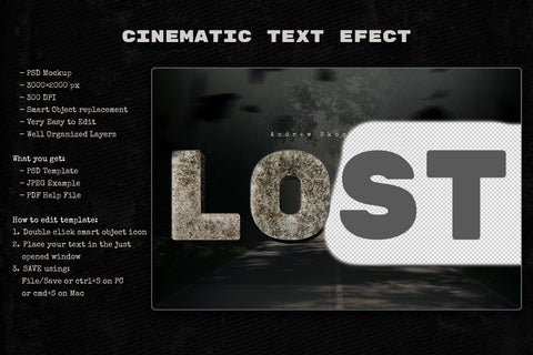 Cinematic Text Effect