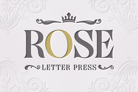 Letter Press Text & Logo Effect