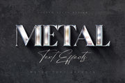 Polished Metal Text Effects