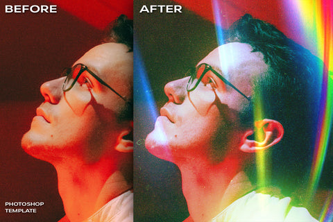 Light Leaks Photo Overlays