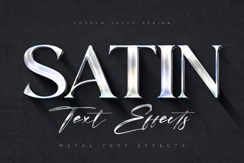 Polished Metal Text Effects