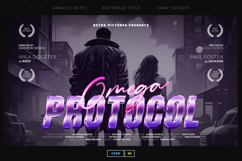 80s Style Movie Titles