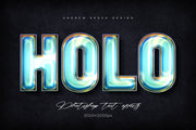 Holographic Text Effects
