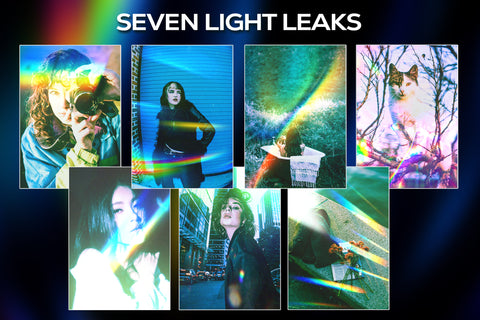 Light Leaks Photo Overlays