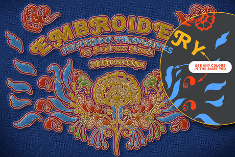 Embroidery Photoshop Mockups