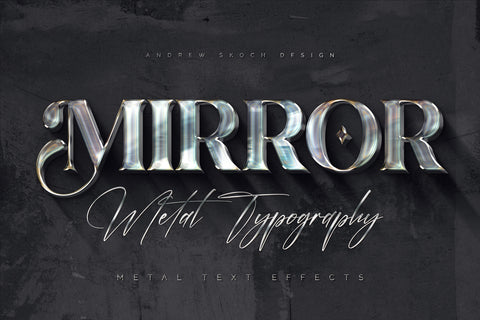 Polished Metal Text Effects