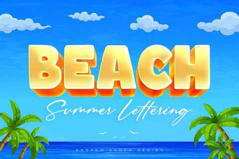 Summer Text Effects - Pixel Surplus