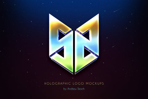 Holographic Logo Mockups