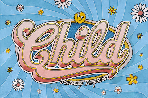 Retro Hippie Text Effects