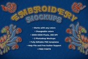 Embroidery Photoshop Mockups