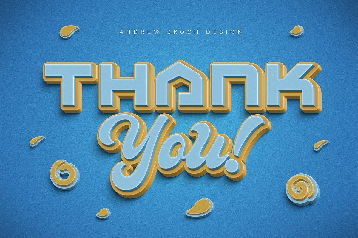 Double 3D Text Effects – Pixel Surplus