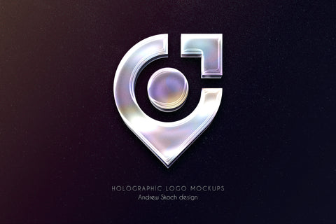 Holographic Logo Mockups