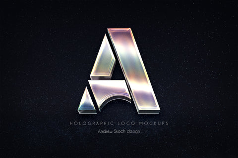 Holographic Logo Mockups