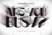 Spray Text Effect
