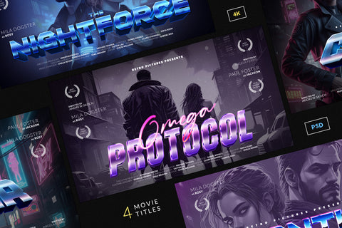 80s Style Movie Titles