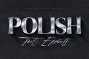 Polished Metal Text Effects