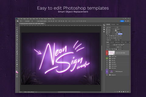 Neon Sign Templates