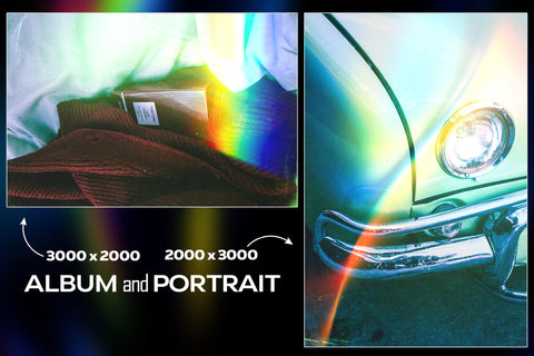 Light Leaks Photo Overlays